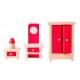 Set mobilier Dormitor  pentru casute de papusi WoodyLand