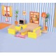 Set mobilier Sufragerie pentru casute de papusi Living Room WoodyLand