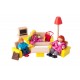 Set mobilier Sufragerie pentru casute de papusi Living Room WoodyLand