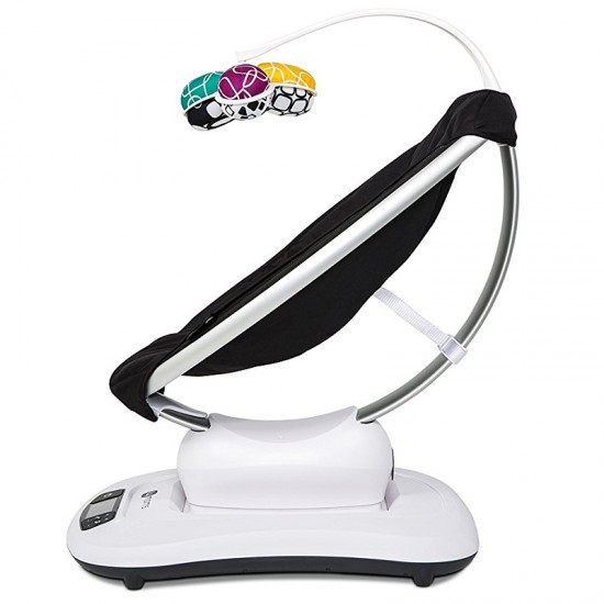 Fotoliu Balansoar Bebelusi 4MOMS MamaRoo 4.0 Push Classic Black
