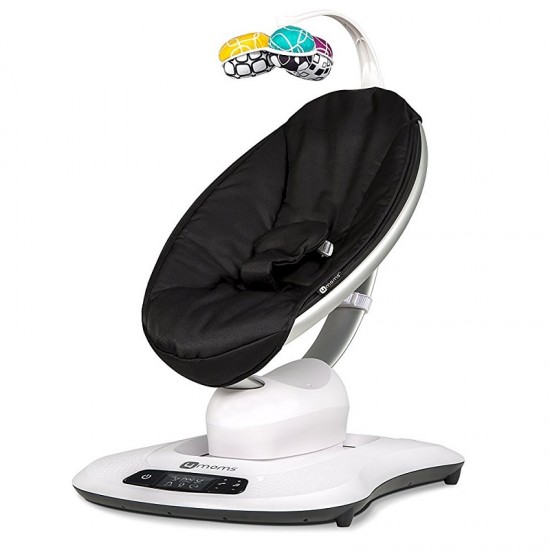 Fotoliu Balansoar Bebelusi 4MOMS MamaRoo 4.0 Push Classic Black