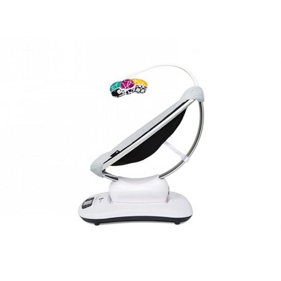 Fotoliu Balansoar Bebelusi 4MOMS MamaRoo 4.0 Plush Classic Gri