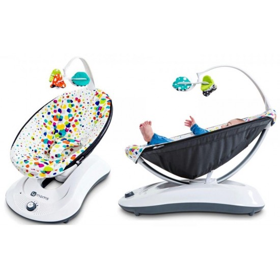 Fotoliu Leagan electric 4Moms RockaRoo Plush Multicolor