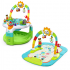 Centru de joaca cu activitati 2 in1 Bright Starts Lights Activity Gym cu salteluta  lumini si sunete