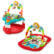 Centru de joaca cu activitati 2 in1 Bright Starts Lights Activity Gym RED cu salteluta  lumini si sunete