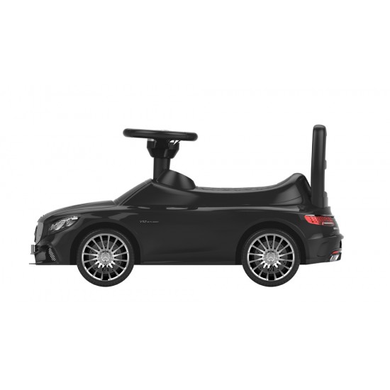 Masinuta de impins cu LED -uri si sunete Mercedes GLE 63 S AMG - Negru