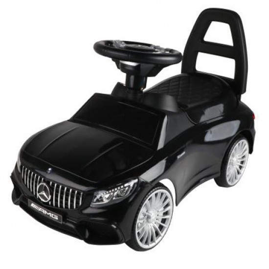 Masinuta de impins cu LED -uri si sunete Mercedes GLE 63 S AMG - Negru