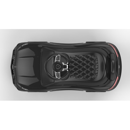 Masinuta de impins cu LED -uri si sunete Mercedes GLE 63 S AMG - Negru