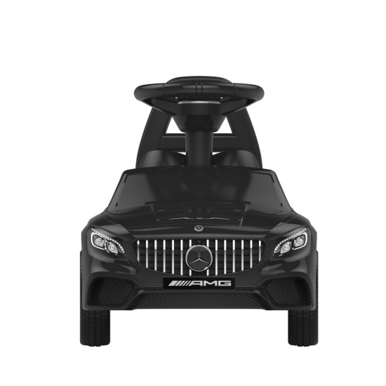 Masinuta de impins cu LED -uri si sunete Mercedes GLE 63 S AMG - Negru