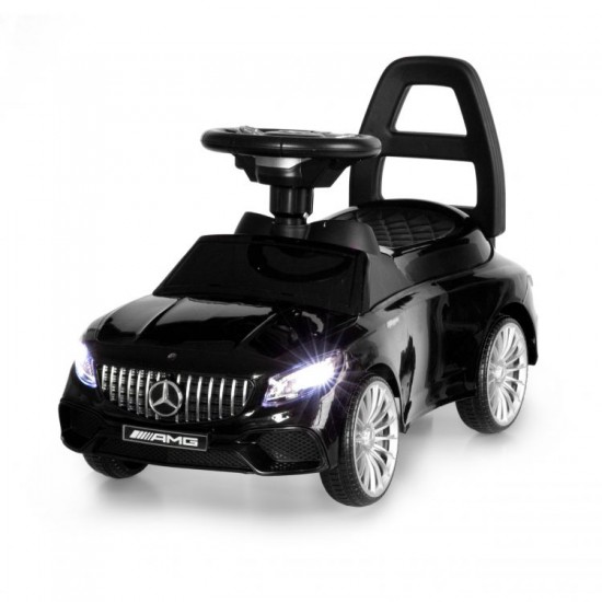 Masinuta de impins cu LED -uri si sunete Mercedes GLE 63 S AMG - Negru