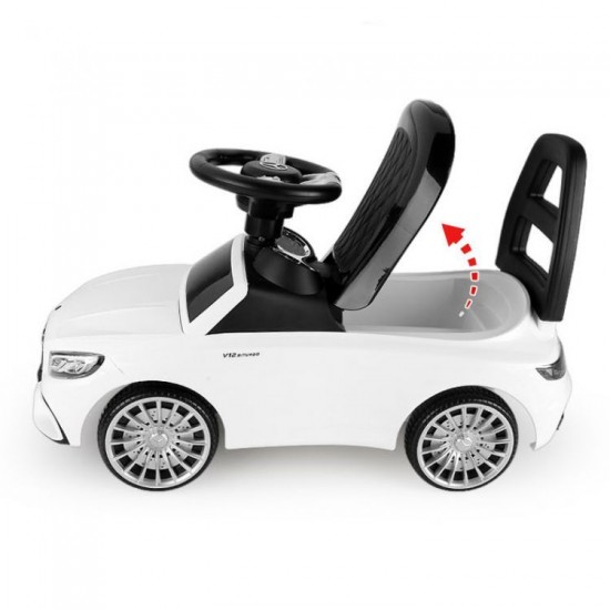 Masinuta de impins cu LED -uri si sunete Mercedes GLE 63 S AMG - Negru