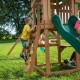 Complex de joaca Backyard Discovery - Belmont Swing Set- Centru multifuntional din lemn de cedru