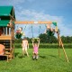 Complex de joaca Backyard Discovery - Belmont Swing Set- Centru multifuntional din lemn de cedru