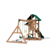 Complex de joaca Backyard Discovery - Belmont Swing Set- Centru multifuntional din lemn de cedru