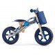 Bicicleta fara pedale din lemn, Scooter Woodyland Albastra - My First Bike