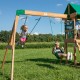 Complex de joaca Bucley Discovery -Swing Set- Centru multifuntional din lemn de cedru