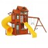 Complex de Joaca din cedru CANYON RIDGE KidKraft - Centru cu 2 tobogane si 2 nivele - Cedar Summit Play Centre
