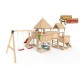 Complex de joaca Cheeky Monkey PlaySet - Centru multifuntional din lemn Play Center