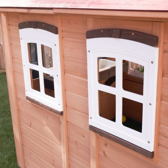 Casuta de Joaca cu Bucatarie FairMeadow din lemn PlayHouse KidKraft