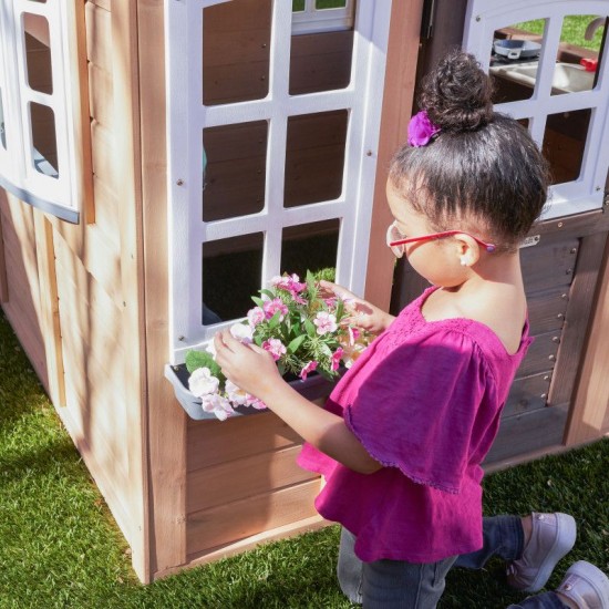 Casuta de Joaca cu Bucatarie FairMeadow din lemn PlayHouse KidKraft