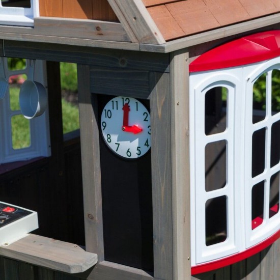 Casuta de Joaca Greystone Cottage Playhouse -casa de exterior pentru copii KidKraft