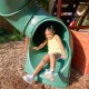 Complex de joaca din cedru PlaySet Cedar Summit Hill Top KidKraft - Centru cu trei tobogane si 3 nivele Play Centre