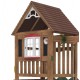 Complex de joaca Lindal Deluxe PlaySet  KidKraft din lemn - Centru pe 2 nivele din cedru cu leagane si doua tobogane 