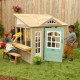 Casuta de Joaca Medowlane Market PlayHouse cu Bucatarie si accesorii pentru exterior gradina Kidkraft