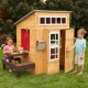 Casuta de joaca din lemn pentru copii in gradina - Modern Playhouse Kidkraft