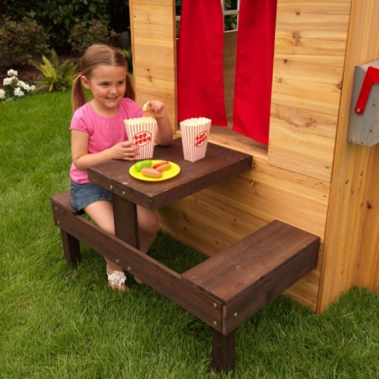 Casuta de joaca din lemn pentru copii in gradina - Modern Playhouse Kidkraft