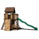 Complex de Joaca Muntele Triumf  din lemn de cedru - Centru din lemn cu tobogan si 2 nivele  Triumph Mount Playset Backyard Discovery  