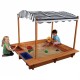 Spatiu de joaca lada cu nisip - Cutie din lemn cu acoperis Canopy Kidkraft