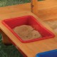 Spatiu de joaca lada cu nisip - Cutie din lemn cu acoperis Canopy Kidkraft