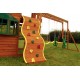 Complex de joaca din cedru SandPoint Deluxe- Centru cu tobogan elicoidal  si 2 nivele - Big Backyard PlayCentre