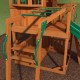 Complex de Joaca din cedru SkyFort II Wooden Swing Set - Centru cu tobogan si 3 nivele - Backyard Discovery