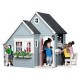 Casuta de Joaca mare  Primavara de exterior din lemn - Spring House Backyard (4,87 m2)