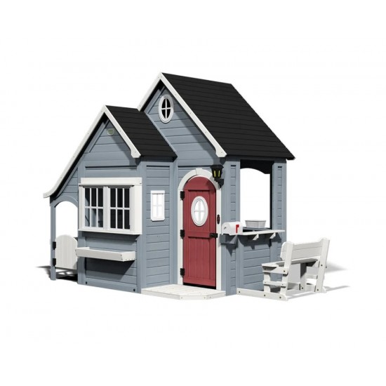 Casuta de Joaca mare  Primavara de exterior din lemn - Spring House Backyard (4,87 m2)
