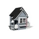 Casuta de Joaca mare  Primavara de exterior din lemn - Spring House Backyard (4,87 m2)