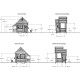 Casuta de Joaca mare  Primavara de exterior din lemn - Spring House Backyard (4,87 m2)