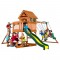 Complex de Joaca SpringBoro din lemn de cedru - Centru din lemn cu tobogan si 2 nivele Playset Backyard Discovery  Complex de Joaca SpringBoro din lemn de cedru - Centru din lemn cu tobogan si 2 nivele Playset Backyard Discovery