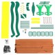 Complex de Joaca SpringBoro din lemn de cedru - Centru din lemn cu tobogan si 2 nivele Playset Backyard Discovery 