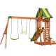 Complex de joaca Backyard Discovery - Weston Sunnydale Prestige Swing Set- Centru multifuntional din lemn de cedru