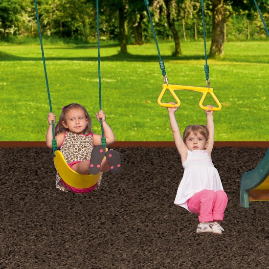 Complex de joaca Backyard Discovery - Weston Sunnydale Prestige Swing Set- Centru multifuntional din lemn de cedru