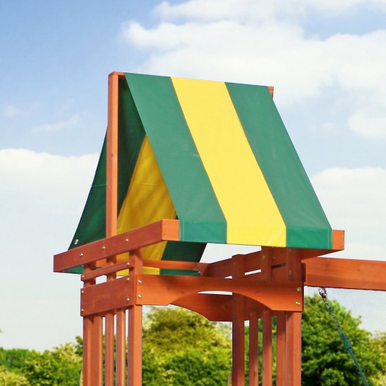 Complex de joaca Backyard Discovery - Weston Sunnydale Prestige Swing Set- Centru multifuntional din lemn de cedru