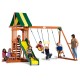 Complex de joaca Backyard Discovery - Weston Sunnydale Prestige Swing Set- Centru multifuntional din lemn de cedru
