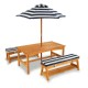 Set masuta copii cu bancute perne si umbrela - Navy  Canopy Kidkraft