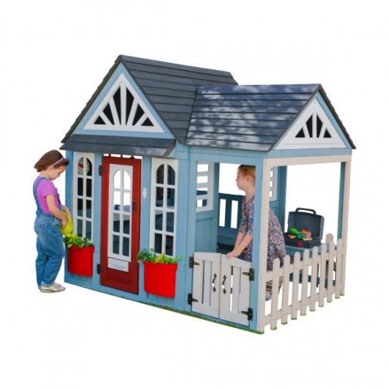 Casuta de Joaca Timber Trail Kidkraft de exterior din lemn - Playhouse 