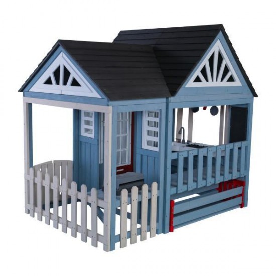 Casuta de Joaca Timber Trail Kidkraft de exterior din lemn - Playhouse 