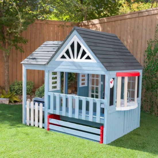 Casuta de Joaca Timber Trail Kidkraft de exterior din lemn - Playhouse 