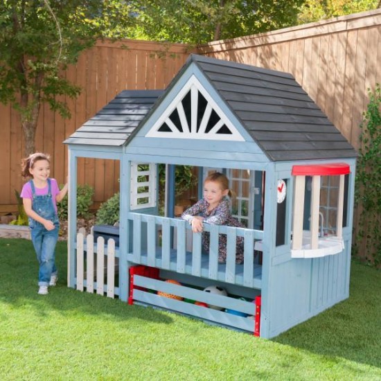Casuta de Joaca Timber Trail Kidkraft de exterior din lemn - Playhouse 